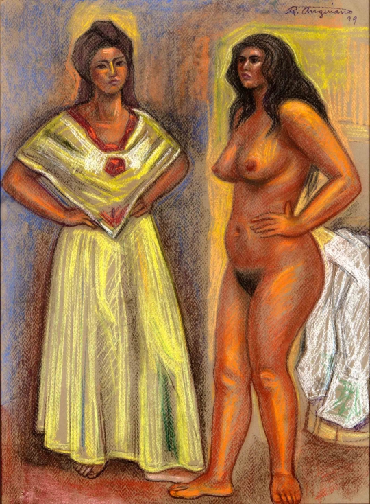 Diagolo: Dos Figuras (Dialog: Two Figures) by Raul Anguiano