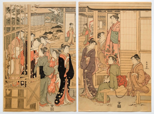 Parody of the Episode of the Third Princess by Katsukawa Shuncho